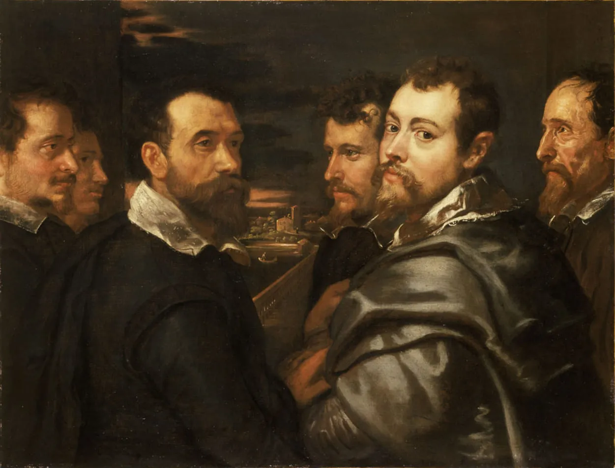 Lien vers la page de Autoportrait dans un cercle d